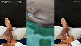 fiquei excitado pensando na minha ex namorada e bati uma punheta ficando com a mão toda gozada minha esposa não pode saber disso