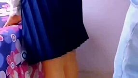 Watch Cute Mexican Teen's Tight Asshole Finally Break Under Broom and Raw Anal Creampie