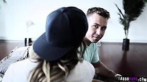 as a horny stepbro i gave lesbian teen stepsis uma jolie a deep sex lesson devirginizing her tight pussy with my cock