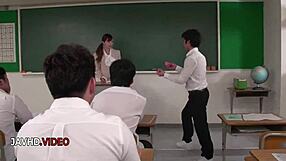 Miku Ohashi Shoves Big Dildo Deep In Kinky Jav Garage Group Toy Play!