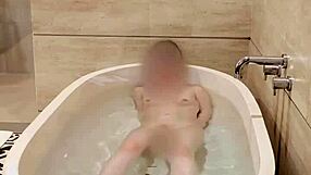 Japanese College Student Bathes Her Petite Tits And Feet