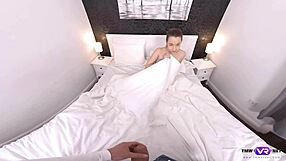 guy wakes mona blue's petite body for intense doggystyle pounding