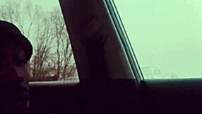 DICK DANCE TURNS INTO OUTDOOR SKINNY BBC FUCK IN CAR