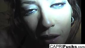 Capri Cavanni Fingers Dripping Wet Pussy and Jiggles Amazing Big Tits