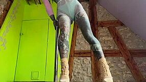 Heart races learning polekatzz seductive transsexual pole dance poses crossdressing style