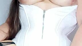 Wife's best friend masturbates huge cameltoe tits for me secretly craving cock