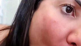 athletic brazilian milf sucks cock deep creampies her tight hole