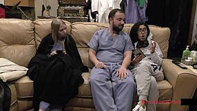 Damn! Bratty cheerleader jasmine rose spreads hairy pussy in hospital humiliation!