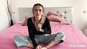 caught her tattooed and now creampie that spanish malafalda real dirty from putalocura