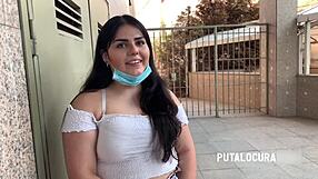 i'm amelia pretty faced chubby caught on street by torbe for outdoor fun