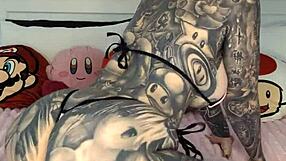 melody radford slips into her tiny micro bikini for the day