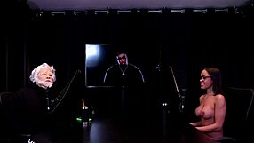 morena alice vasconcelos teases her perfect tits thru see-thru red, picky but rides fat guy anyway... no anal tho??