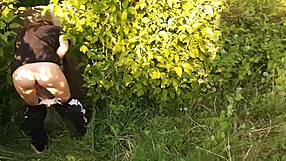 i pee outdoors then rub my pussy to orgasm lesbian style 😍 nature public fun