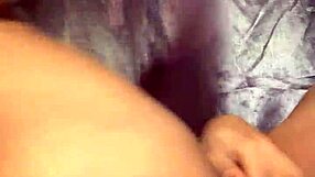 Pinkflowerr Shoves Aside Pink G-String to Finger Wet Pussy and Ass