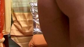 69-Year-Old Italian Granny Toys Ass While Sucking on Webcam