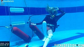 Ashlee Rose's Horny Wet Pussy Under Scuba Dress