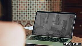 i spy bella spark seducing milan cheek into blonde brunette threesome lickfest