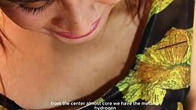 WOW PRETTY TEACHER WORSHIPS MY COCK WITH HER BIG TITS!