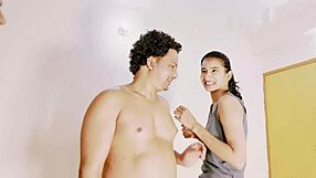 Uttaran20's hot ffm threesome ends in creampie swapping and squirting fun