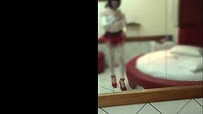 Fantasy Schoolgirl Crossdresser in Sexy Uniform