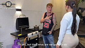 he swore he was just two minutes away but bends her over for family dinner doggystyle instead