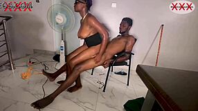 Joy goddess seduces hot slim classmate for hardcore classroom threesome pounding