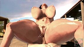 Patricia's 44yo Saggy Big Tits And Bubble Butt Bounce On Mark's Cock!