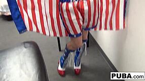 sexy dani fingers her tight wet pussy close up solo