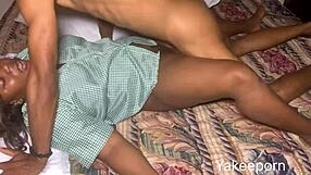 guy slides cock deep into wet pussy for intimate passionate early morning fuck session