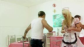 milf waitresses diana gold eva mercedes foodie ffmm foursome orgy