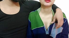 desi indian milf punished with hardcore doggystyle cowgirl on big cock in kitchen