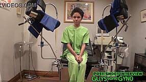 petite latina sandra chappelle moans in latex doggystyle backstage with daddy!