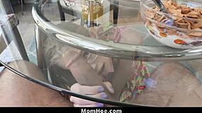 Bubbly Milf Stepmom Sucks Stepson Girthy Cock Confidence Boost