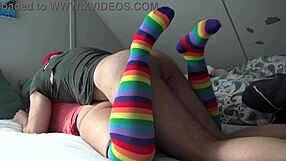 god damn my stepson woke me up bending me over for rough anal creampie