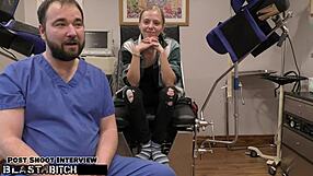 Ava Siren Bent Over in Hospital Gloves Takes Doctor's Cum on Tramp Stamp Tattoo