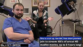 Ava Siren Bent Over in Hospital Gloves Takes Doctor's Cum on Tramp Stamp Tattoo