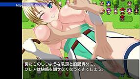 rope binds female knight tits for hentai outdoor tease