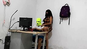 my curvy latina neighbor slut shakes huge ass begging for my muscular cock domination