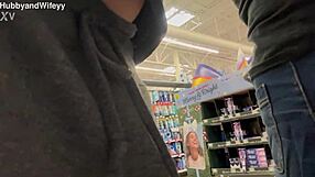 wifeyy n hubby gettin naughty outside in public hehe