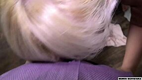 Stepbrother and Stepfather Blast Two Cumloads on Blonde Taboo Slut's Face!