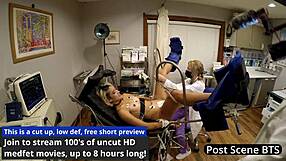 dr hitachis treatments make channy crossfire moan and squirt with vibrator in hospital