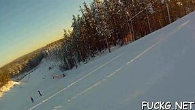 Fucking Hardcore into Mature Teen's Tight Pink Pussy on Camera