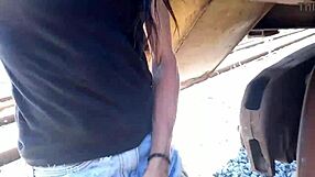 paloma veiga flashes huge cock on train ride