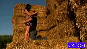 Big Tits Erika and Karol Bare Natural Breasts in Outdoor Public Exposure