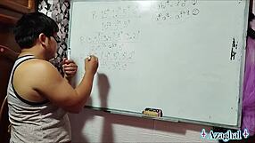 asian nerd student gets sexual algebra lesson from teacher