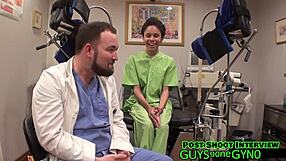 petite latina sandra chappelle moans in latex doggystyle backstage with daddy!