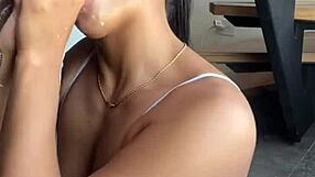 amateur nysdel craves huge cock mouth and gets deepthroat