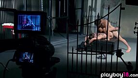 blindfolded petite babe willow SPANKED hard first time on cam