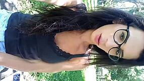 paloma veiga flashes huge cock on train ride