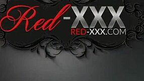 i'm busty redhead milf fingering shaved pussy through pantyhose ugh so wet